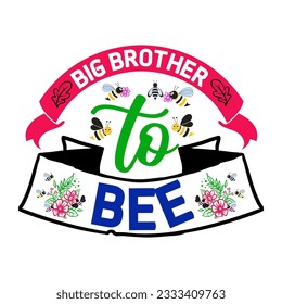 Bee SVG Design, Bee T-shirt Design, Vector Design