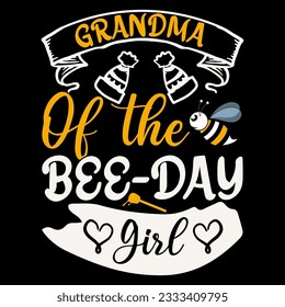 Bee SVG Design, Bee T-shirt Design, Vector Design