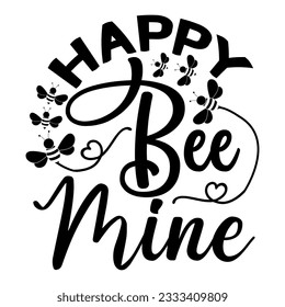 Bee SVG Design, Bee T-shirt Design, Vector Design