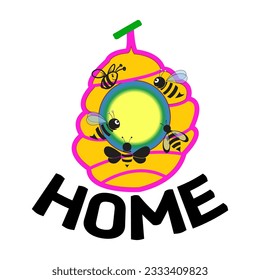 Bee SVG Design, Bee T-shirt Design, Vector Design