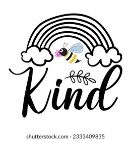 Bee SVG Design, Bee T-shirt Design, Vector Design