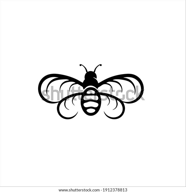 Bee Symbol Logo Tattoo Design Vector Stock Vector (Royalty Free ...