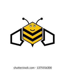 bee technology icon
bee logo vector template