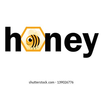  bee with text on white background