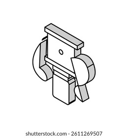 bee trap beekeeping isometric icon vector. bee trap beekeeping sign. isolated symbol illustration