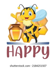 Bee T-Shirt Design And Perfect For Others