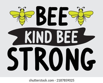 Bee t-shirt design vector file