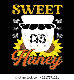 Bee t-shirt design vector template