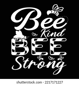 Bee t-shirt design vector template