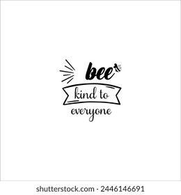 Bienen-Typografie-Design, Honeybee Cut-Datei, Silhouette, EPS, Zitat, Biene Zitat, Vektorgrafik