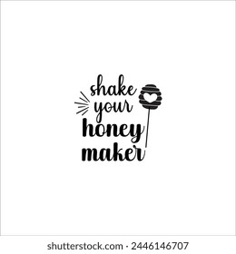 Bee typography design, Honeybee Cut file, Silhouette, EPS, Quote, Bee quote, Vector