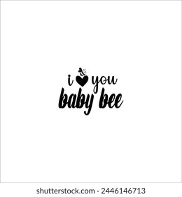 Bee typography design, Honeybee Cut file, Silhouette, EPS, Quote, Bee quote, Vector