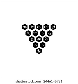 Bee typography design, Honeybee Cut file, Silhouette, EPS, Quote, Bee quote, Vector