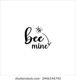 Bee typography design, Honeybee Cut file, Silhouette, EPS, Quote, Bee quote, Vector