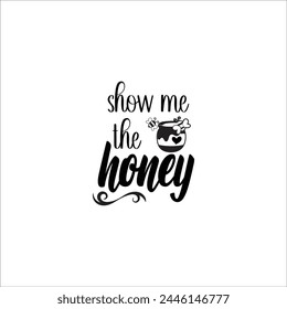 Bee typography design, Honeybee Cut file, Silhouette, EPS, Quote, Bee quote, Vector