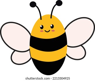 Bee vector art work  and Outline