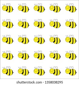 bee vector background
