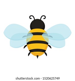 Bee vector. bee cartoon. character design. bee logo design.