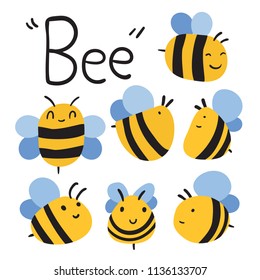 bee vector collection design