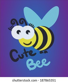 bee vector design / t-shirt graphics