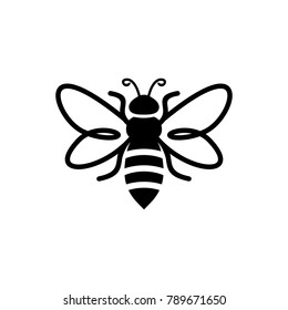 bee vector design with unique and clean look.