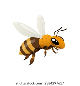 A bee vector graphic art design