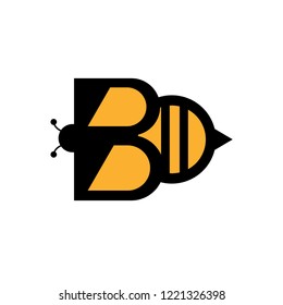 Bee Vector Graphic Icon Template Download Modern
