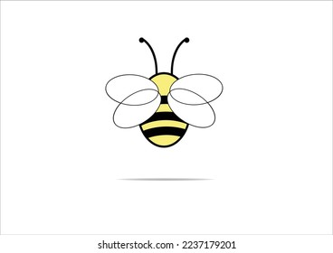 bee vector hand drawn design 