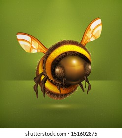 Bee vector icon