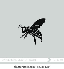 Bee vector icon.