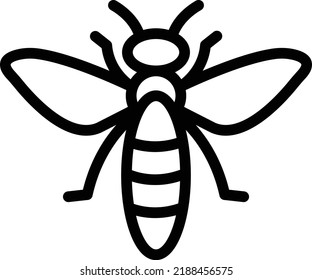 Bee Vector Icon Design Illustration