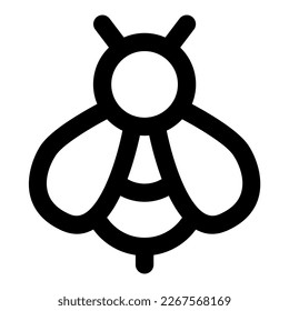 bee vector icon illustration asset
