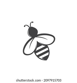 Bee vector icon illustration design concept 