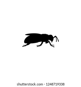 bee vector icon. bee sign on white background. bee icon for web and app