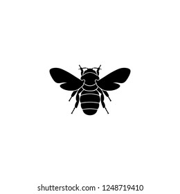 bee vector icon. bee sign on white background. bee icon for web and app