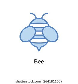 Bee vector icon stock illustration