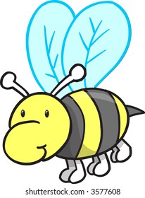 Bee Vector Illustration