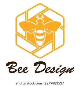 bee vector illustration design icon template
