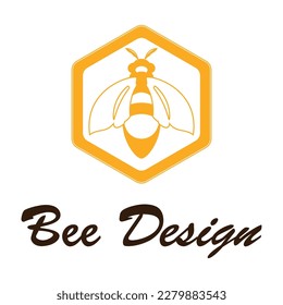 bee vector illustration design icon template