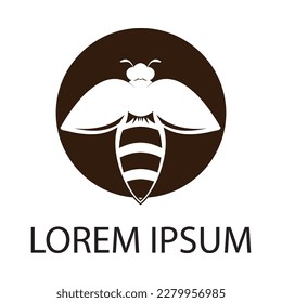 bee vector illustration design icon template
