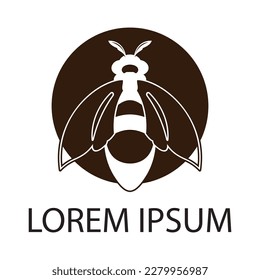 bee vector illustration design icon template