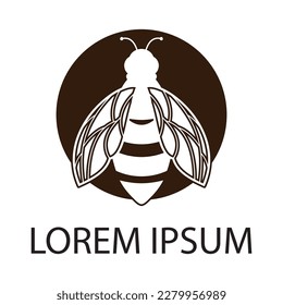 bee vector illustration design icon template