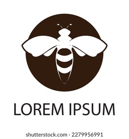 bee vector illustration design icon template