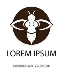 bee vector illustration design icon template