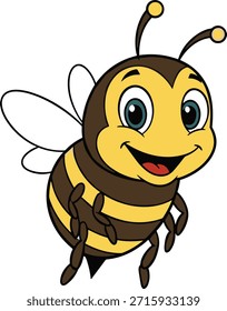 Ilustración vectorial de abejas, estilos realistas y de dibujos animados, comparación de abejas, diseño en blanco y negro, arte de insectos, dibujo temático de la naturaleza, gráfico educativo.