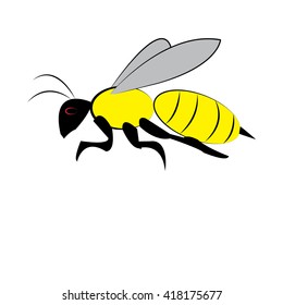 Bee Vector Illustrator Stock Vector (Royalty Free) 418175677 | Shutterstock