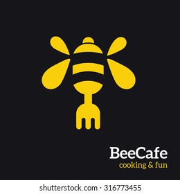 Bee Vector logo template.