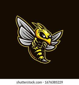 bee vector logo for your brand