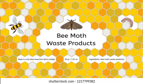 Bee, Wax Moth, Waxworm, Bee Comb