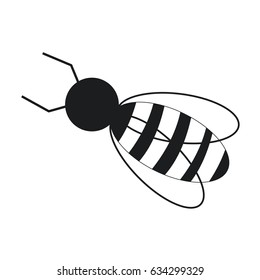 bee work cooperation image pictogram